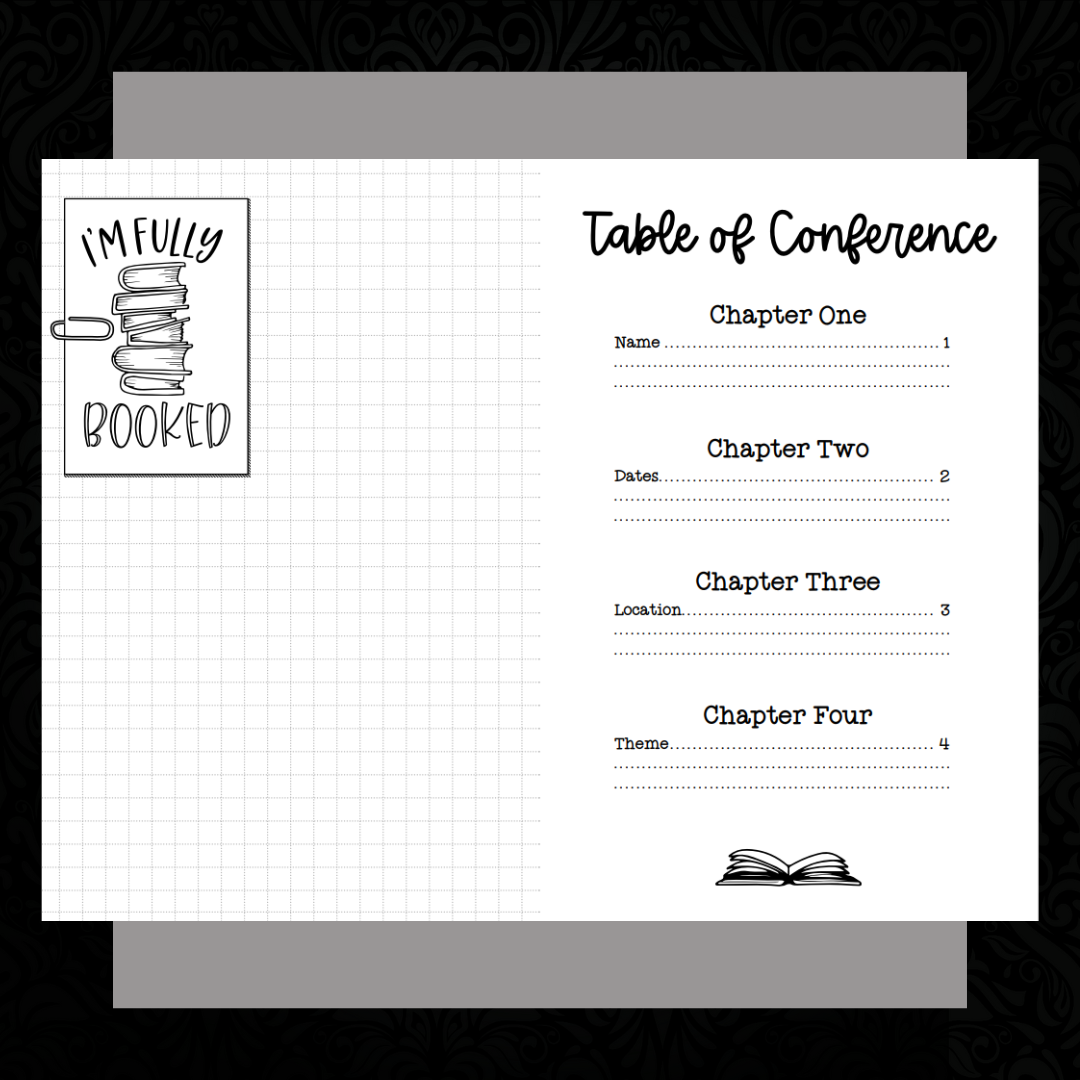 Conference Memory Keeper & Autograph Booklet