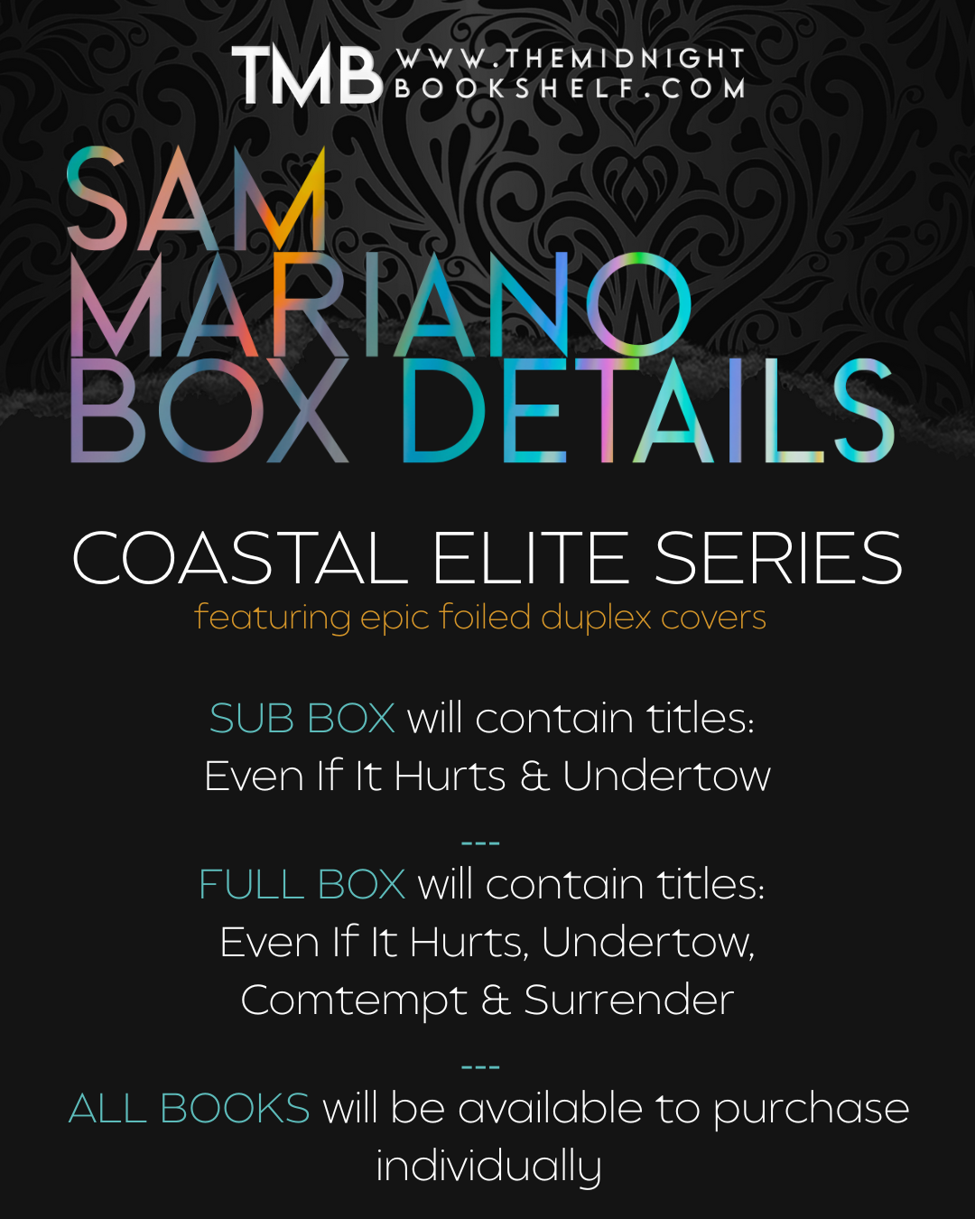 SAM MARIANO - INDIVIDUAL TITLES