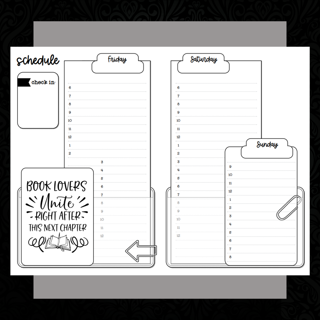 Conference Memory Keeper & Autograph Booklet