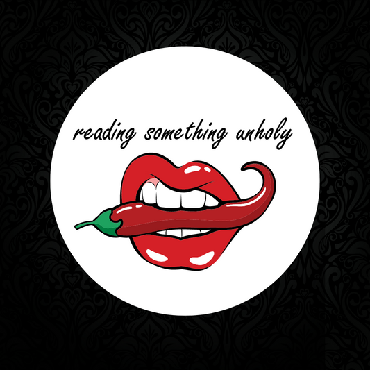 Reading Something Unholy Vinyl Sticker