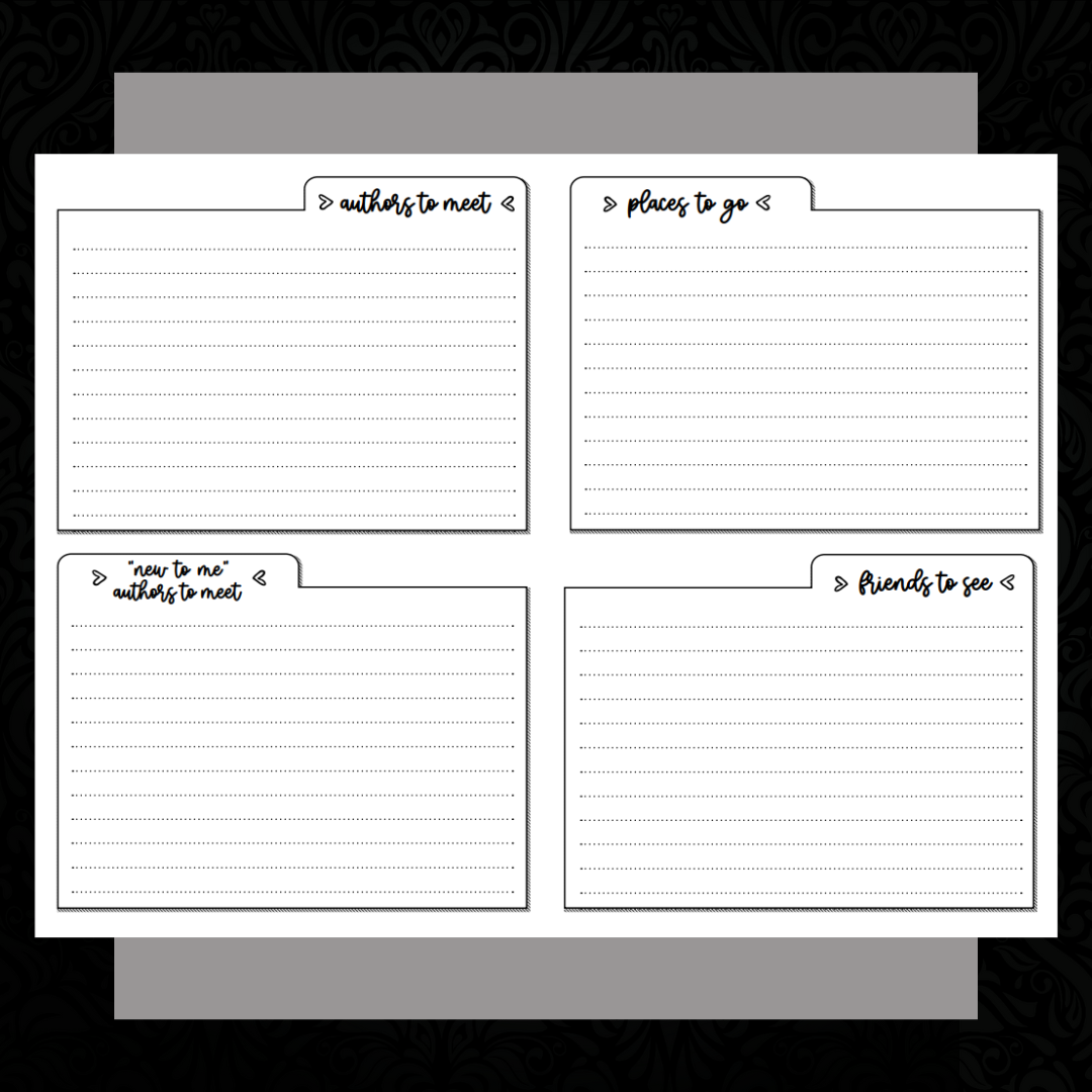 Conference Memory Keeper & Autograph Booklet