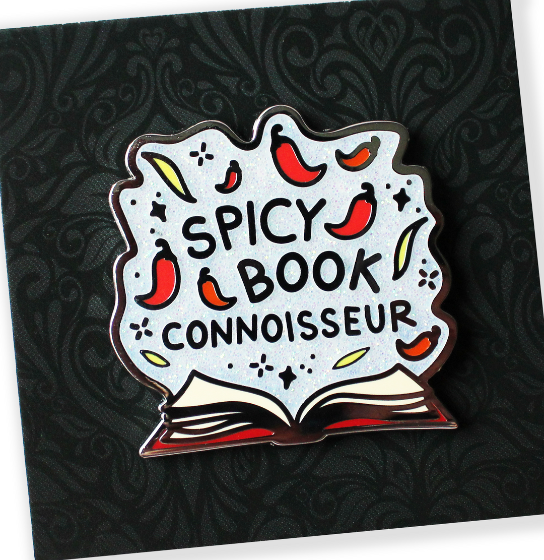 Spicy Book Connoisseur Enamel Pin